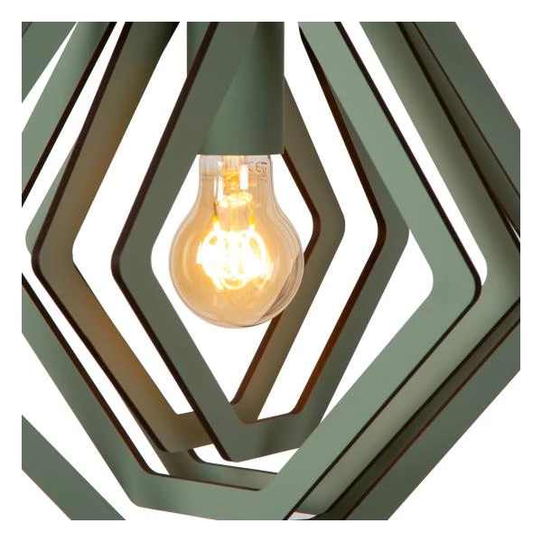 Lucide MAURO - Suspension Chambres d'enfant - 1xE27 - Vert - détail 2